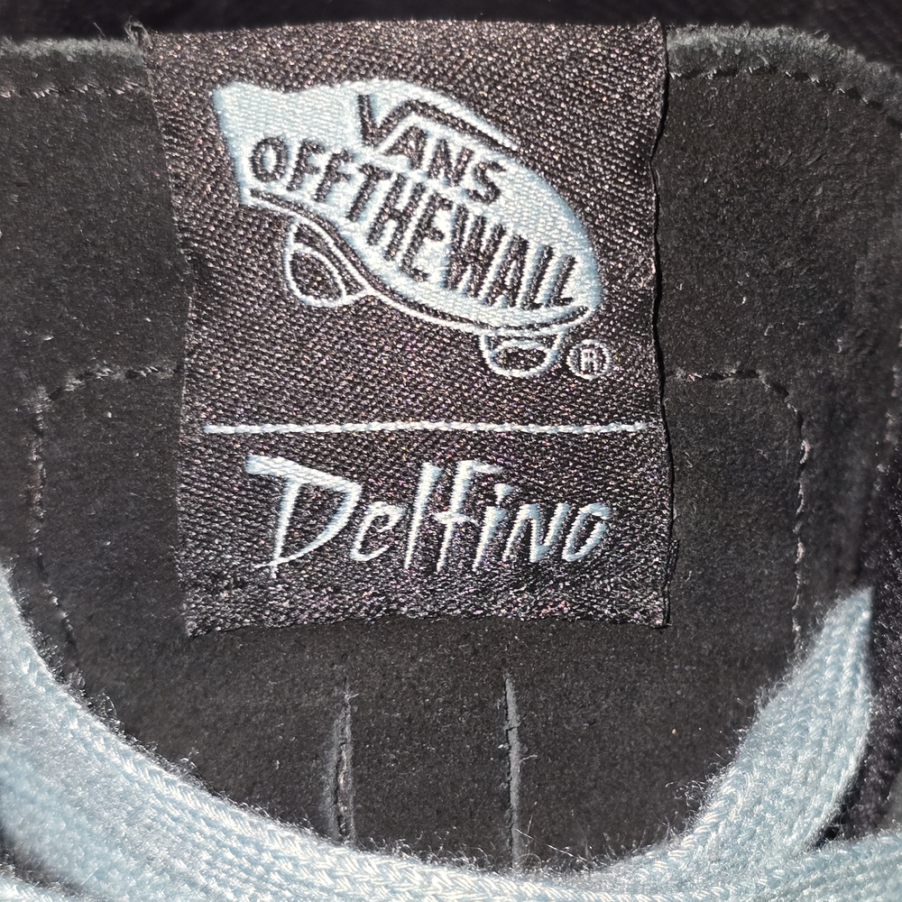 VANS Sk8-Hi Pro Fabiana Delfino Black & Oil Blue Men’s 5 Skate Shoes - Picture 7 of 8